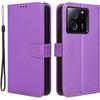 Flip Case for Xiaomi 13T / 13T Pro, Smart Magnet, Purple
