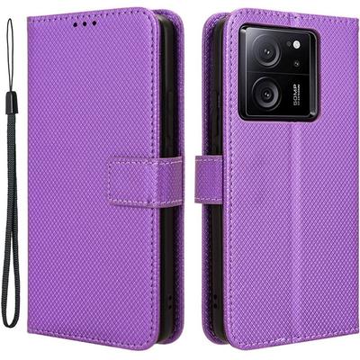 Flip Case for Xiaomi 13T / 13T Pro, Smart Magnet, Purple