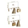 Over Door Hooks With Wooden Shelf For Jackets Hats Carbon Steel Clothes Rack Hanging Solution For Home Office