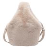 Autumn and winter new Mao Mao bag women's niche design portable bucket bag fashion hand bag trend messenger plush bag