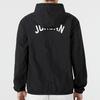 Air Jordan SS22 Solid Color Windproof Long Sleeves Jacket Black Men's DJ0253-010