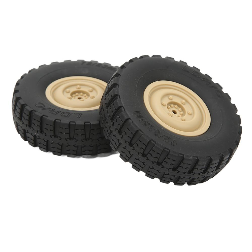 4Pcs/Set Rubber RC Car Wheels Replacement RC Tires for Unimog Model P06 RC Car Crawler Car