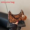 New Moon Underarm Bag For Women With Plush Fabric Street Style Crossbody Purse For Casual Daily Use