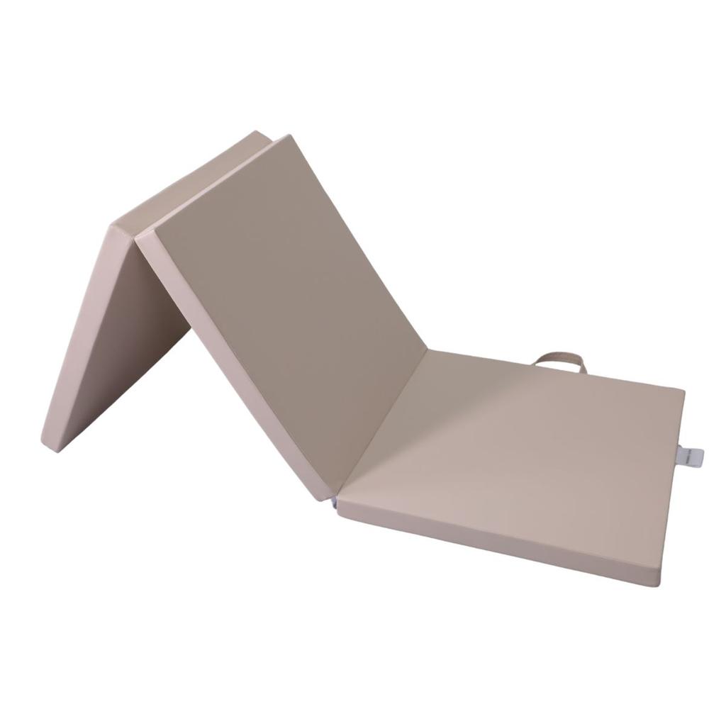 Gymnastic Mattress Satellite 180x60x5 Cm Three-piece - Brown