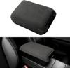 3 In 1 Center Console Armrest Cover Organizer Soft PU Leather Armrest Box Height Pad for Tesla Model Y Juniper&Model 3 Highland