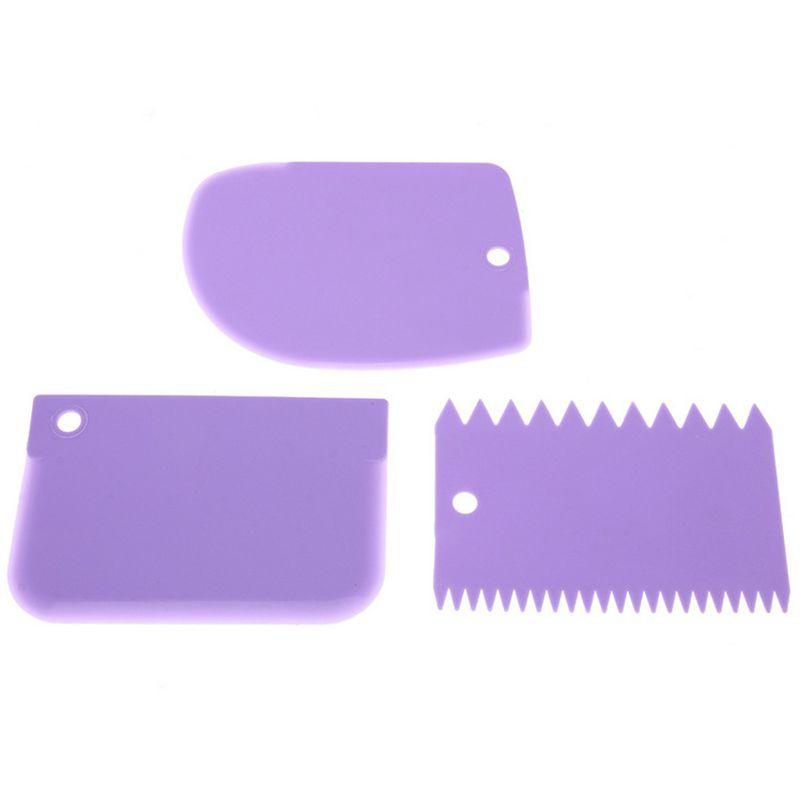 High-quality Plastic Dough Icing Fondant Scraper Tools For Pastry Perfection