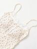 Lace Crop Top with Bowknot & Chest Pads - Slimming Summer Camisole for Petite Women