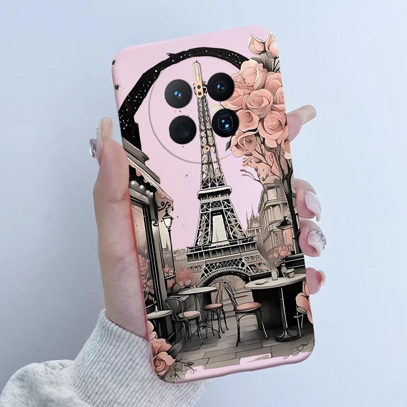 For Huawei Mate 50 Pro Phone Case DCO-AL00 DCO-LX9 Flower Girl 2025 Design Soft Silicone TPU Back Housing for Mate50 Pro Covers