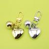 New Stylish Silver Heart Pendant Keychain & Phone Case Charm
