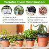 5PCS Durable Plastic Plant Saucer 6/8/10 Inch Round Drip Plant Trays Flower Pot Tray Indoor Outdoor Home Garden Supplies