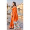 Chunri Hand Block Print Mulmul Cotton Saree – Traditional Elegance with Luxurious Comfort