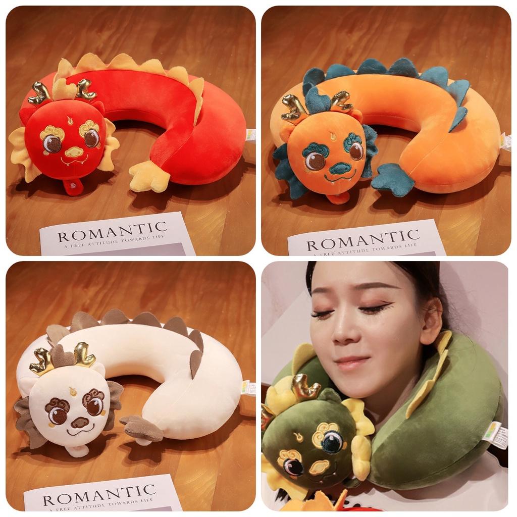 Wholesale Dragon Luck U-shaped Neck Pillow Ideal Gift For New Year And Festivals