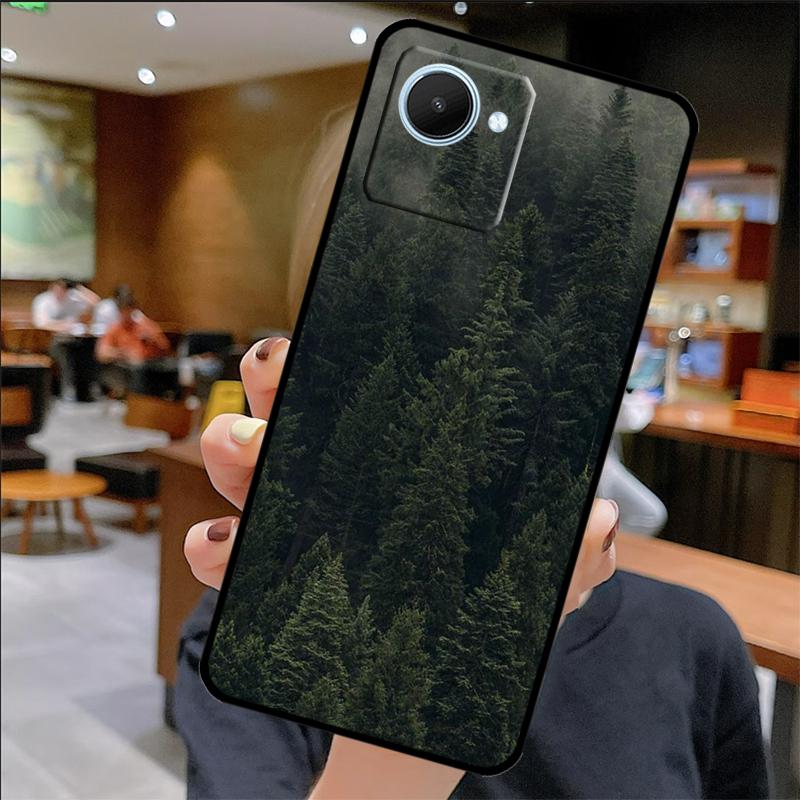Beautiful Mountain Forest Nature Case For Realme 14 Pro Plus 12 10 11 13 GT 6 6T 5 GT7 Pro C61 C55 C51 C21Y C25S C67 C75 C53
