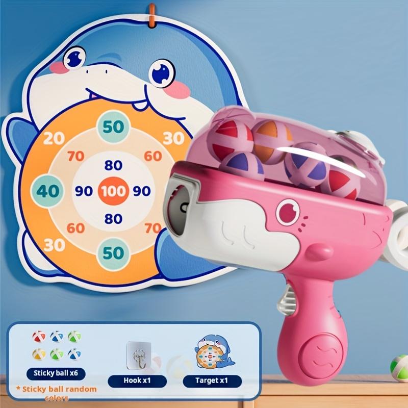

Набір іграшок для стрільби з липкою кулькою, що включає мішень для кита, інтерактивні метальні кулі для вечірок у приміщенні та на відкритому повітрі