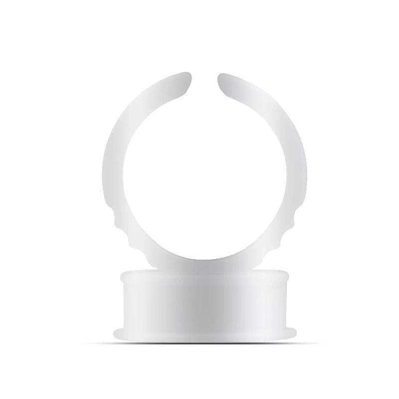Disposable Microblading Pigment Ring Cups for Eyebrow, Eyeliner, and Eyelash Extensions - 100 Pieces
