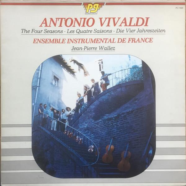 

LP Record ANTONIO VIVALDI ENSEMBLE INSTRUME The Four Seasons Les Quatre Saiso PG7296 P.G. Records 1983 France Classical Used