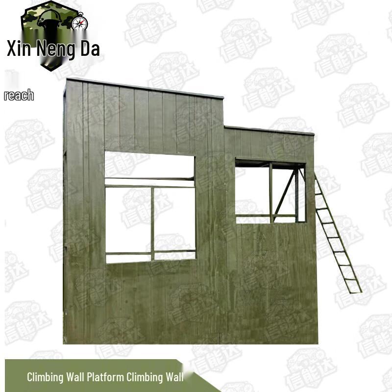 Outdoor Climbing Wall Platform for Obstacle Courses