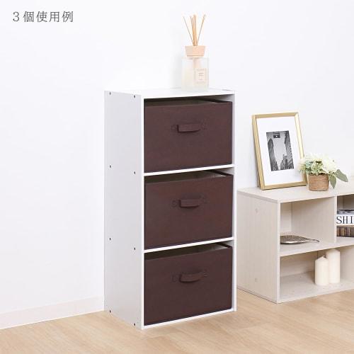 Astro Storage Boxes, Set of 2, Nonwoven Fabric, Perfect for Storage Boxes, Brown and Beige, 20L Capacity, Ideal for Clothes, Toys, Living Room Storage