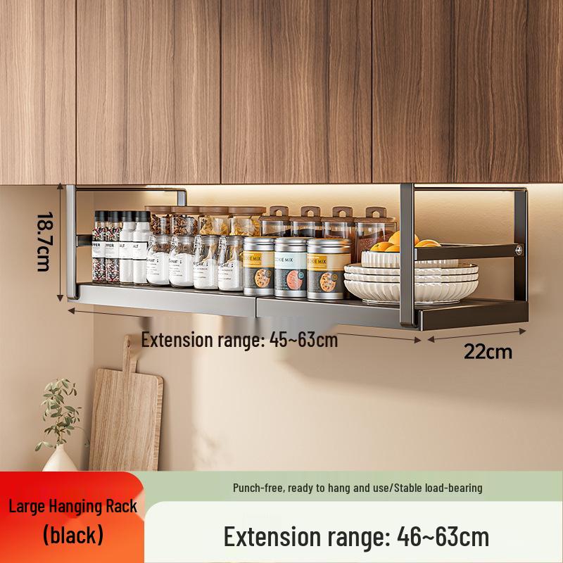 Multifunctional Kitchen Storage Rack for Paper, Film, and Utensils