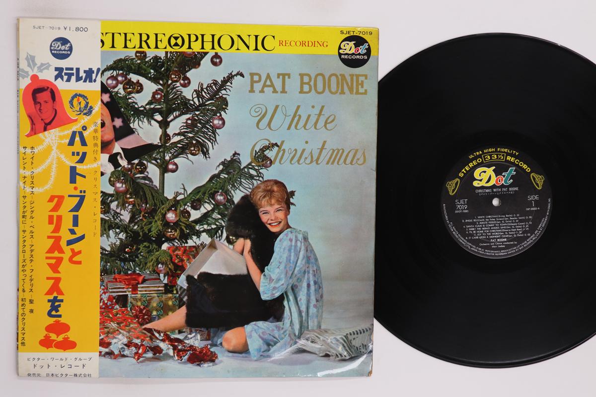 

LP Record PAT BOONE White Christmas SJET7019 DOT Japan Obi Pop Used