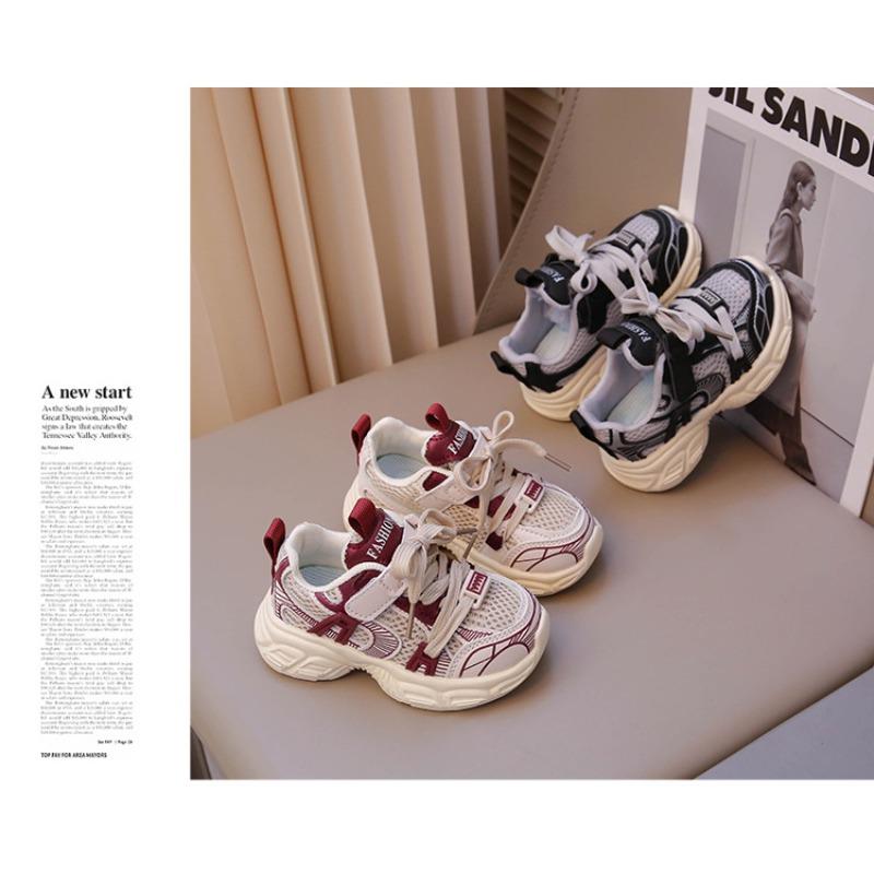 Baby sneakers new dad shoes breathable boys soft-soled shoes girls mesh non-slip running shoes non-slip classmates