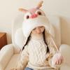 NHZHIW Year of the Dragon Warm Ear Flap Hat with Dragon Horns