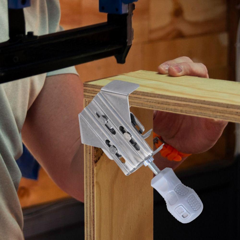 Sturdy Right Angle Clamp Versatile Fixing Clamp Woodworking Splicing Quick Clip  Making Cabinets