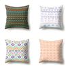 Ethnic Style Colorful Boho Polyester Pillowcase Car Decoration Home Printed Waist Pillowcase