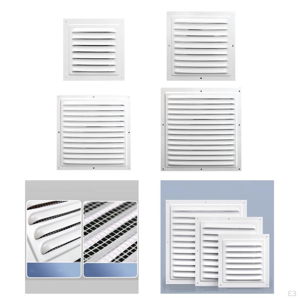 Air Vent Cover Return Grill Aluminum Alloy Square Ventilation Grille for