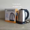 304 Stainless Steel Electric Kettle with Auto Shut-Off, British and European Standard