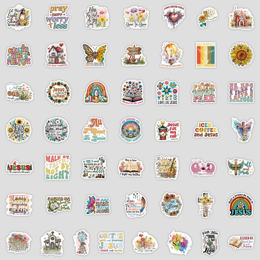 50 Cartoon Graffiti Stickers Water Cup Mobile Phone Computer Waterproof Decorative Stickers Creative Cartoon Stickers