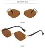 High-End Cross-Border Diamond Metal Sunglasses - Trendy Runway Style with UV Protection