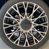 KOKATO Wheel Center Caps/Hub Covers for Fiat 500 (2008-2023) - Exterior Accessories, Specific to Vehicle (Silver x Black x Silver), Set of 4