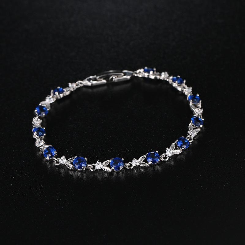 Kerastase Mori Girl Zircon Bracelet with Austrian Crystal, Gold-Plated Jewelry