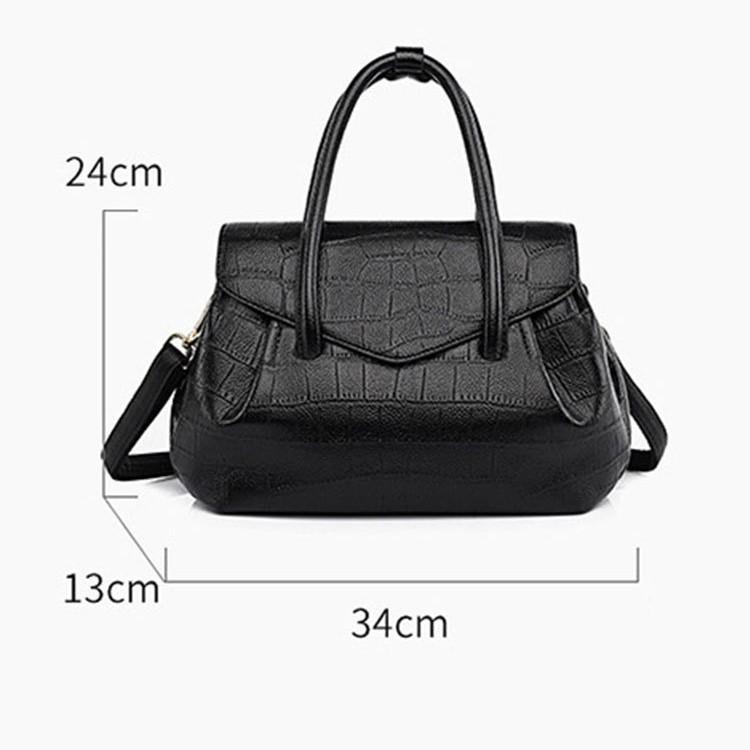 New Large Capacity Handbag for Women, Versatile and High-end Women's Handbag with Crocodile Pattern Commuting Tote Bag