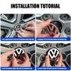 2026 Hot For VOLKSWAGEN VW Car Wheel Hub Cover Tires Rim Center Replace Cap Accessories For VW Polo GOLF C-TREK CC Sagitar Jetta