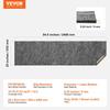 Non Slip Rug Pad Gripper 25 x 94.5 in 0.24" Carpet Mat Thick for Floor