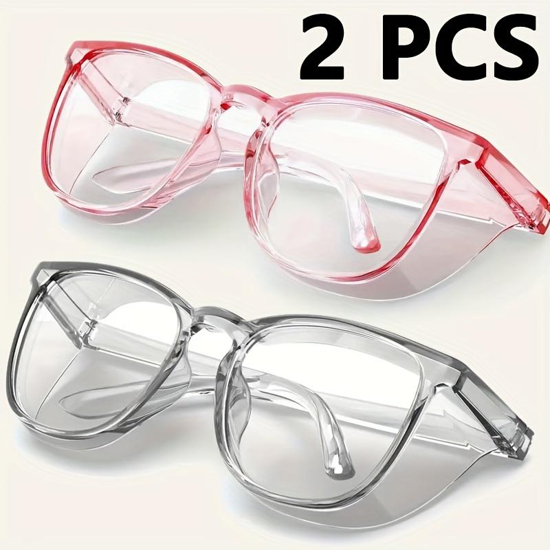 2 Pcs Durable Plastic Safety Goggles Windproof and Dustproof Enclosed Goggles Protective Goggles Are Safe