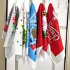 5pcs/1pc Super Soft Microfiber Christmas Towels - Festive Cartoon Patterns with Snowflakes & Trees, Highly Absorbent Knit Fabric