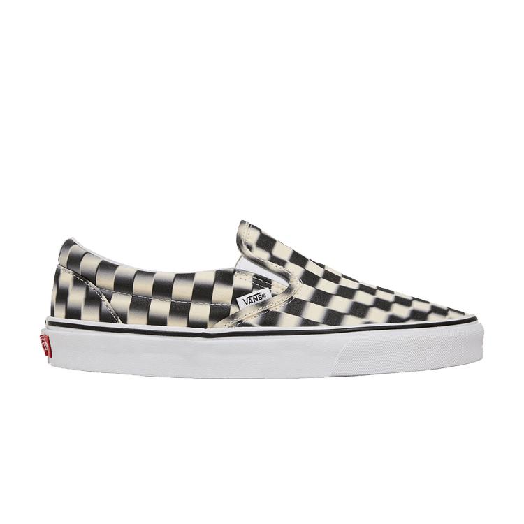 

Vans Classic Slip-On Blur Check Unisex Sneakers Black Classic-White VN0A38F7VJM