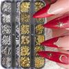 Nail Art Jewelry Japanese Metal Star Moon Mango Star Rivet Mixed Nail Jewelry