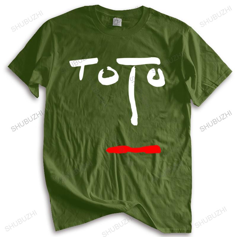 New Arrived Unisexs T Shirt TOTO Face Symbol Rock Band Legend Unisex's White T-Shirt Unisexs T-shirt Euro Size TOPS
