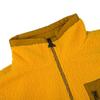 Vans Logo Print Front Zipper Pocket Spliced Long Sleeve Jacket Women Jackets Yellow VN0A5H6U1M7