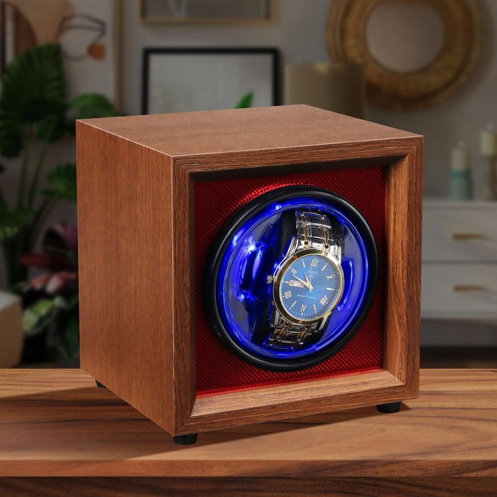 Black walnut single table vertical automatic mechanical watch watch shaker electric watch box meter shaker unisex