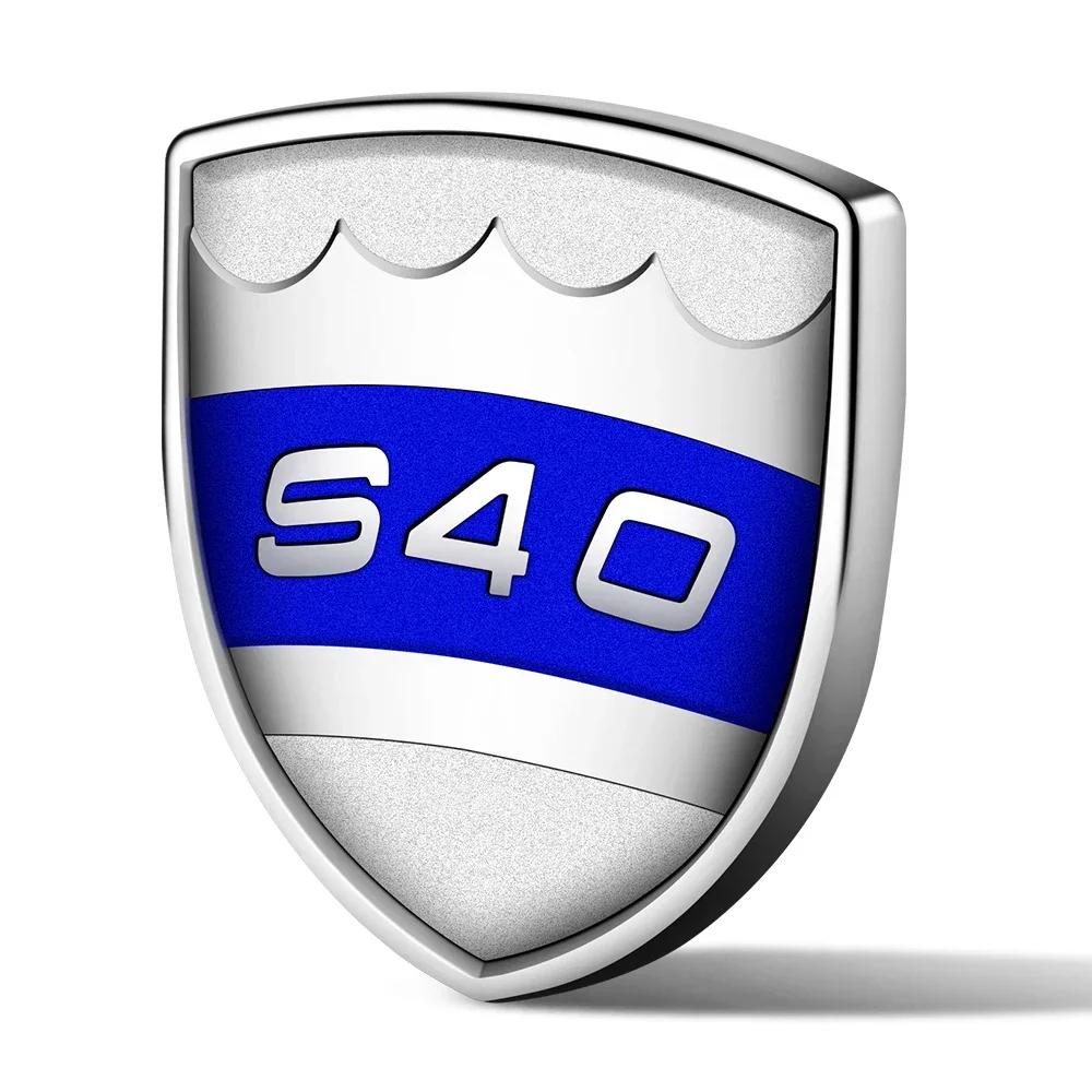 Kovový Letter Car Zadní kufr Znak Samolepka Decal Pro Volvo C30 S40 S60 S60L S80 S80L S90 V40 V60 V90 XC40 XC60 XC90 Znak