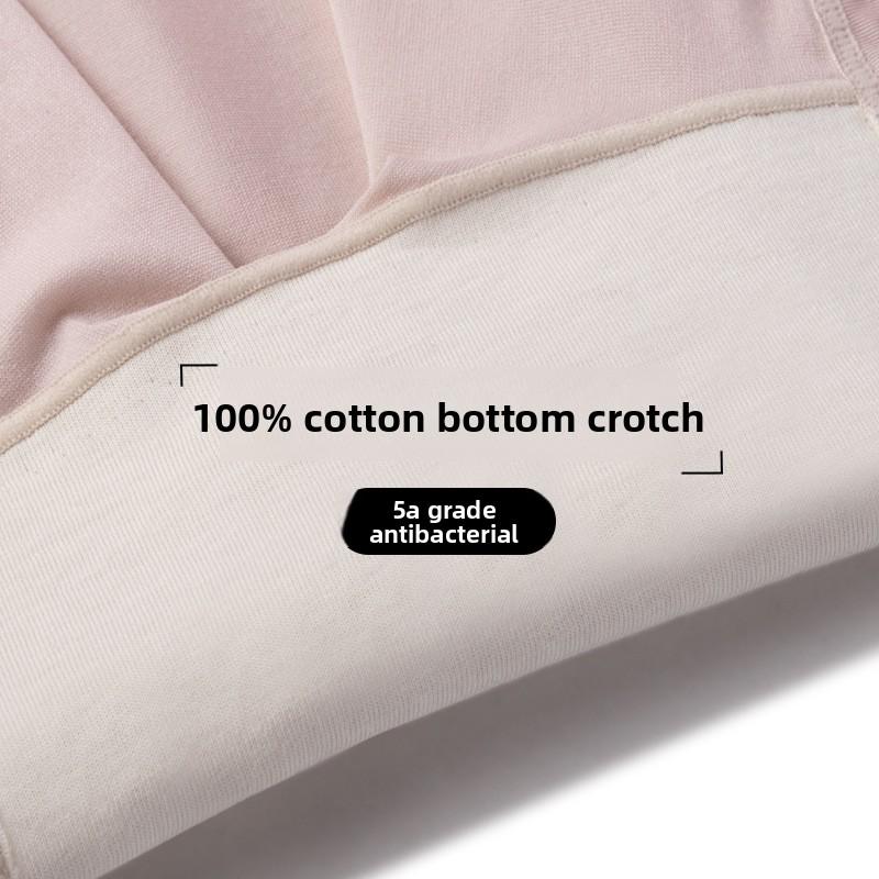 Girls Spring and Summer 100% Cotton File 5A Anti Bacterial Non Trace Anti Light Flat Angle Safety Underwear