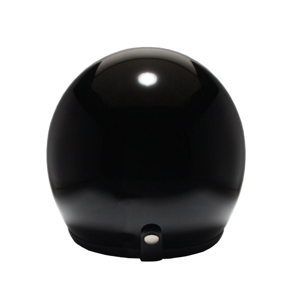 Motorcycle Jet Helmet with Bubble Shield as Standard SG Mark Free [B&B] Equipment, Compliant, Black, Size, BB-004