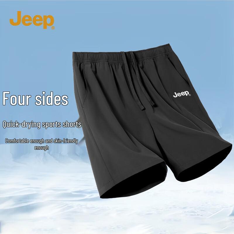 JEEP Men s Quick-Dry Versatile Outdoor Shorts L