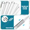 Butterfly Glass Straws Set Reusable Bar Tools for Smoothies Cocktails Tea Coffee Juicy Drinking Eco Friendly Drinkware