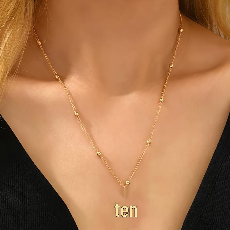 Vintage Pearl Heart Multi-layer Pendant Necklace - Women's European & American Choker